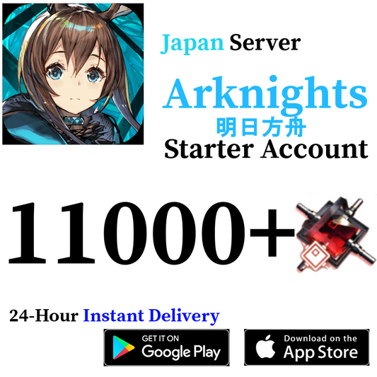 [JP] [INSTANT] 11000+ Orundum Arknights Starter Reroll Account