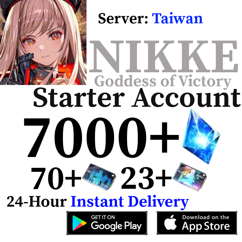 [TW] [INSTANT] (BUY 1 GET 3) 7000+ Gems GODDESS OF VICTORY: NIKKE Starter Reroll Account