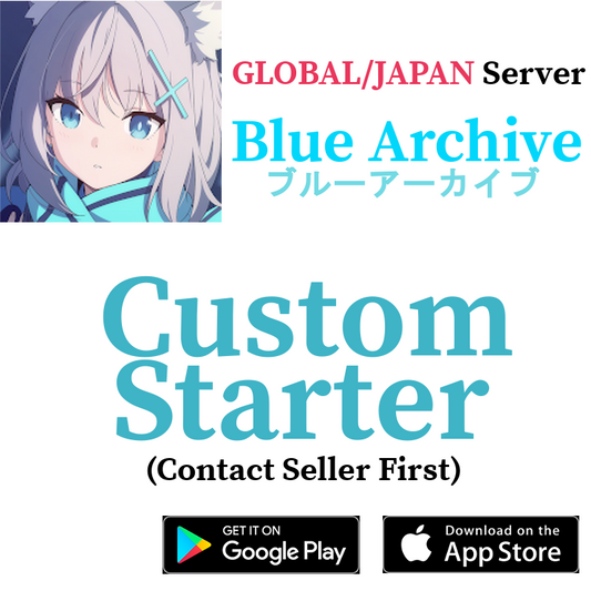 [GLOBAL/JP] Custom Selective Starter Accounts Blue Archive